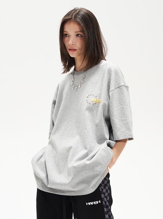 Hand - drawn Afro Puff Foam Print Tee - COPPING THREADS - Harsh and Cruel