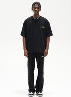 Hand - drawn Afro Puff Foam Print Tee - COPPING THREADS - Harsh and Cruel