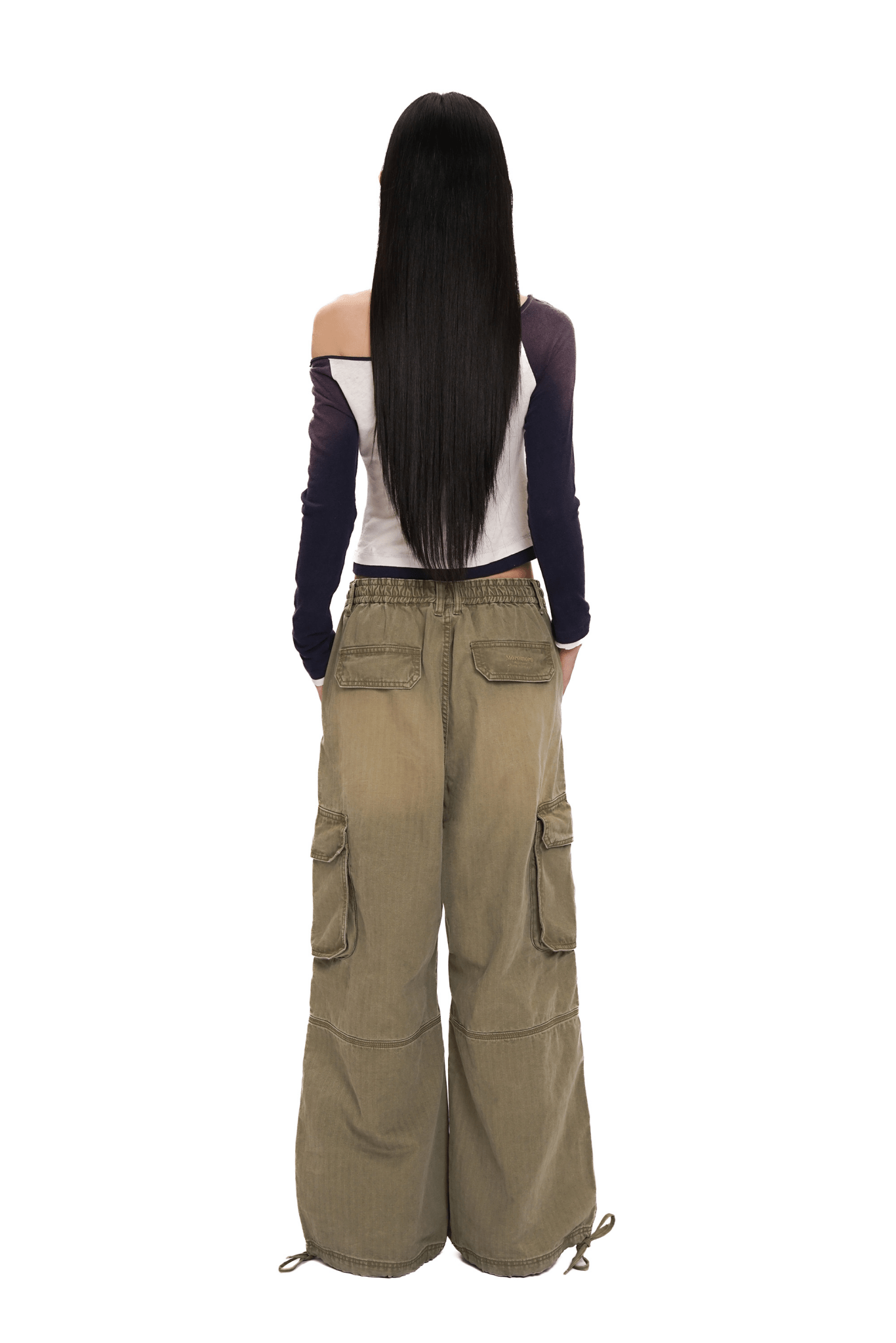 Hand - Drawn Bunny Graphic Off - Shoulder Tee - COPPING THREADS - MOROMORO