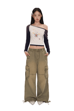 Hand - Drawn Bunny Graphic Off - Shoulder Tee - COPPING THREADS - MOROMORO