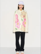 Hand - Drawn Floral Print Long Sleeve Shirt - COPPING THREADS - Harsh and Cruel