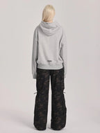 Hand - Drawn Spotted Dog Print Zip - Up Hoodie - COPPING THREADS - ARTMONSTER