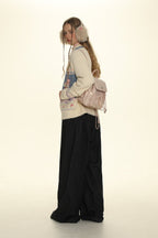 Hand - Embroidered Snowman Jacquard Cardigan Sweater - COPPING THREADS - MOROMORO