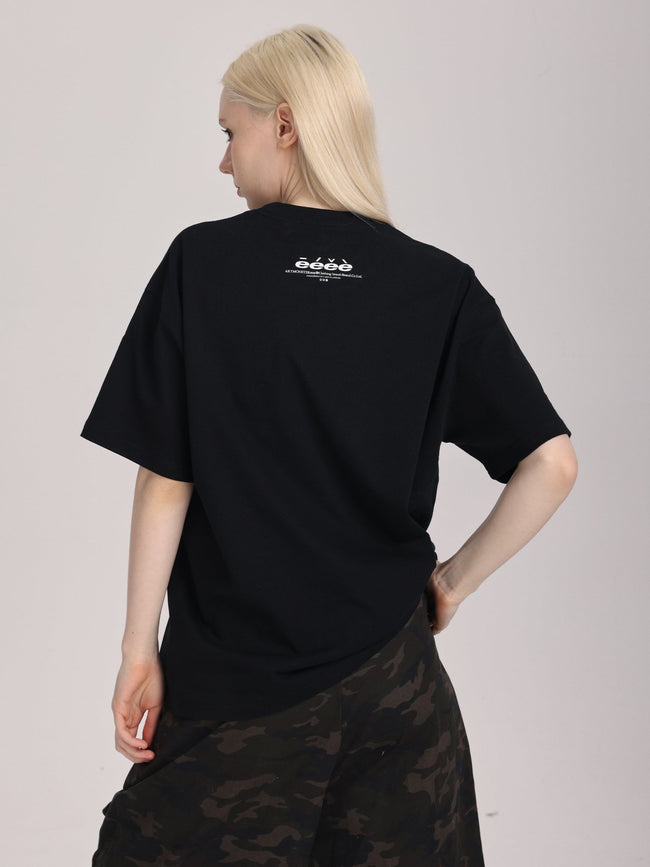 Handheld Burger Print Tee Main Image