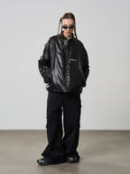 Harsh and Cruel Curved deconstructed Racing Cotton Jacket - COPPING THREADS - Harsh and Cruel