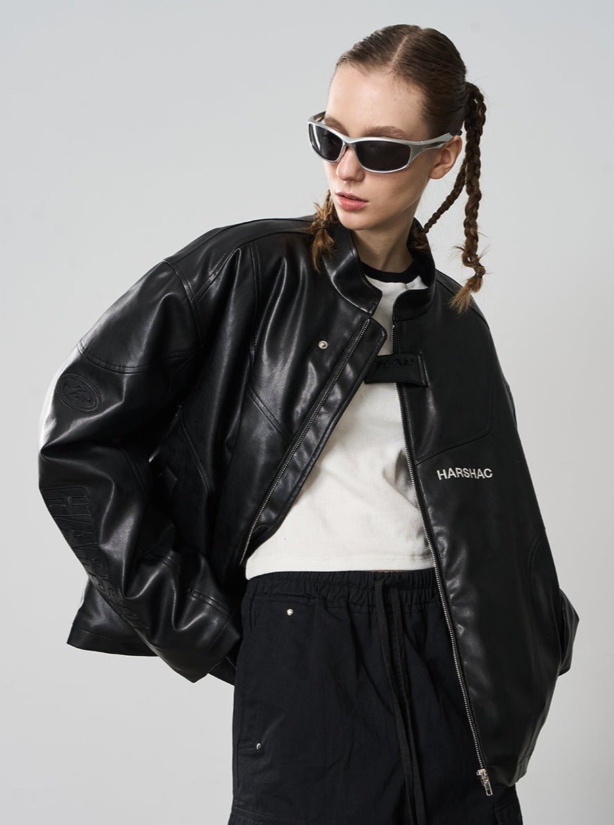 Harsh and Cruel Curved deconstructed Racing Cotton Jacket - COPPING THREADS - Harsh and Cruel