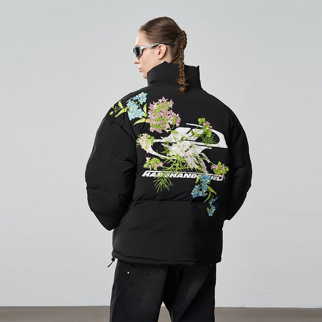 Harsh and Cruel Floral Embroidered Cotton Jacket Main Image