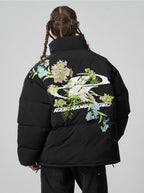 Harsh and Cruel Floral Embroidered Cotton Jacket - COPPING THREADS - Harsh and Cruel