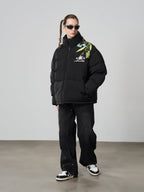 Harsh and Cruel Floral Embroidered Cotton Jacket - COPPING THREADS - Harsh and Cruel