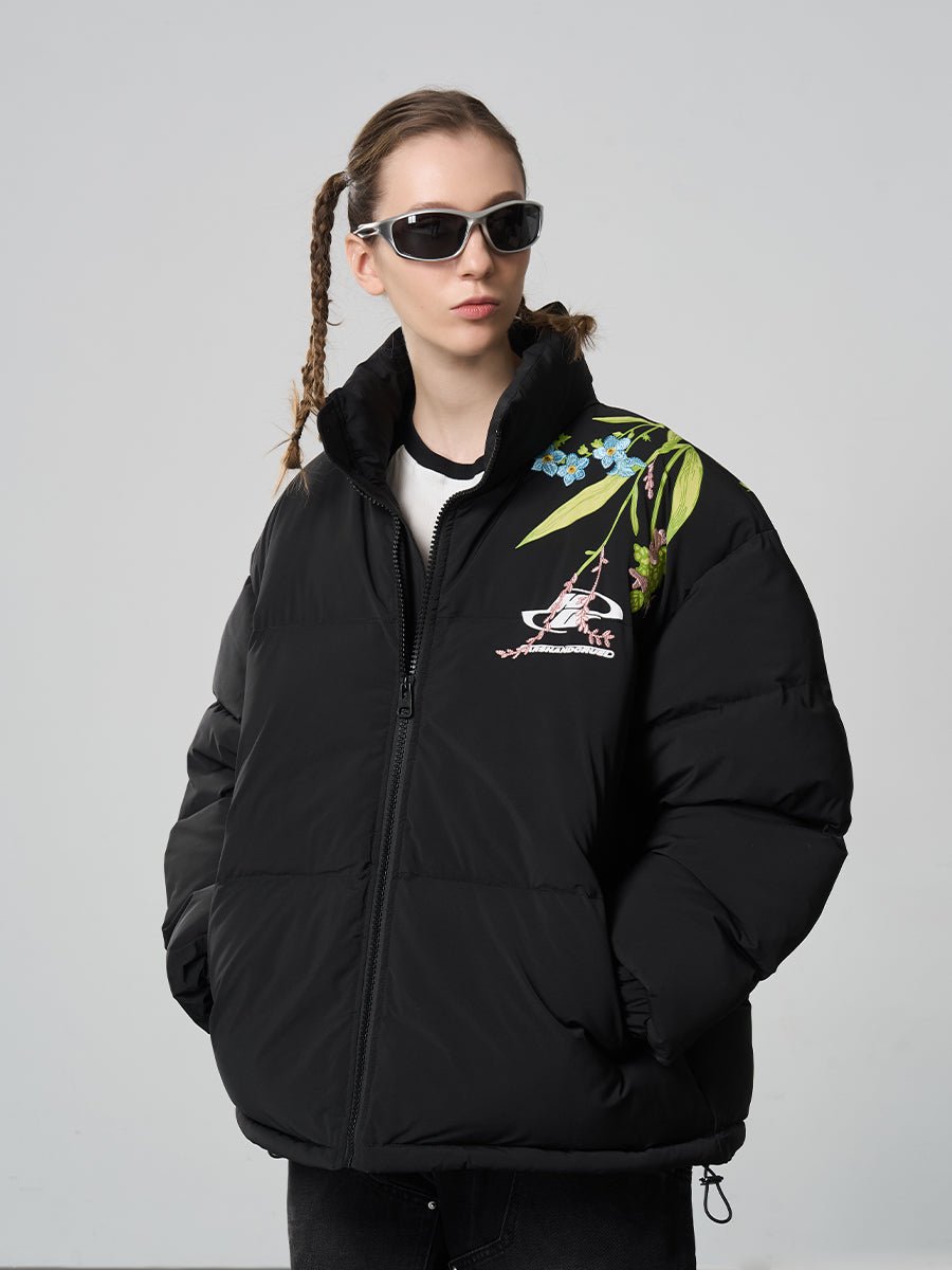 Harsh and Cruel Floral Embroidered Cotton Jacket - COPPING THREADS - Harsh and Cruel