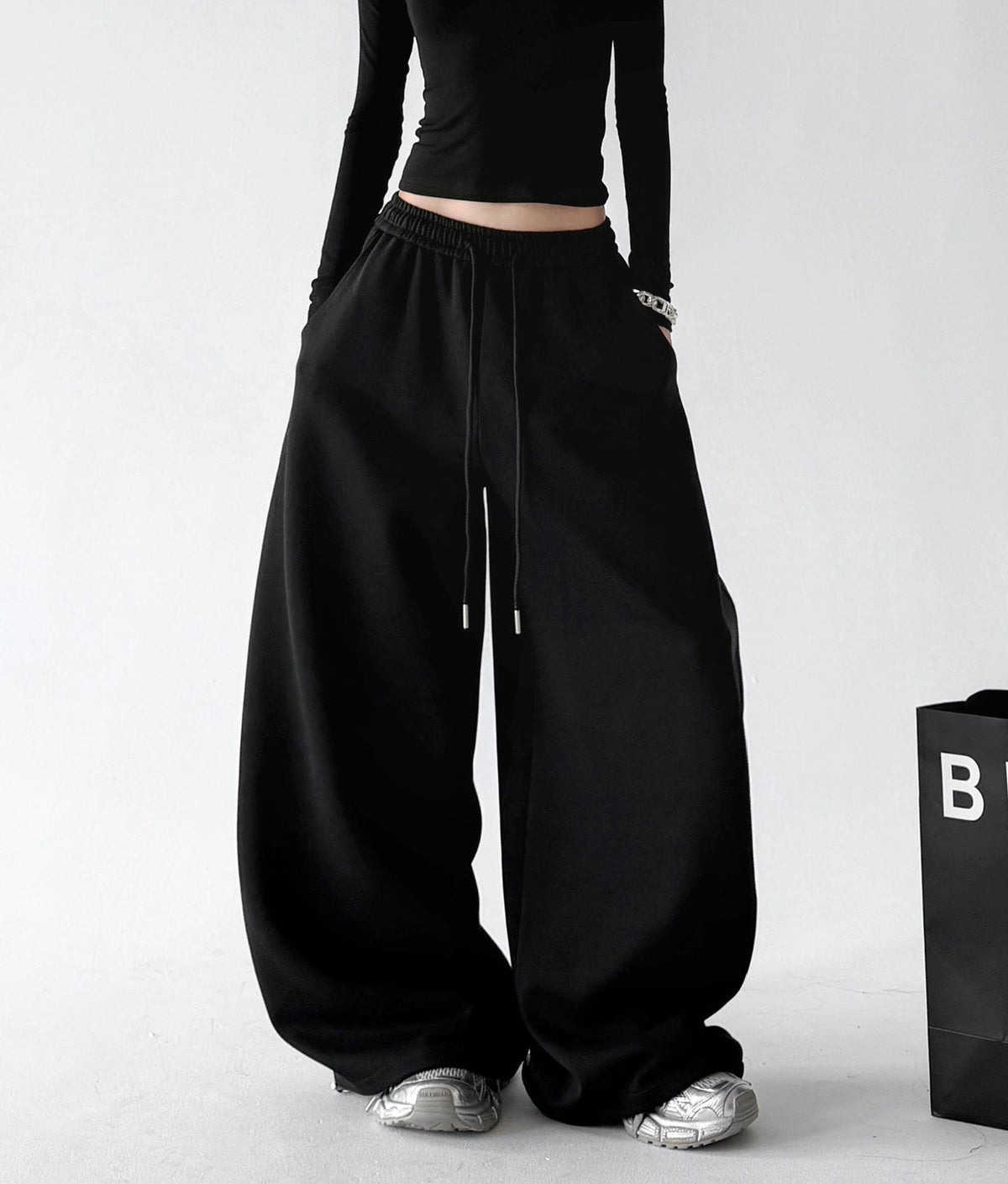 Heart-Graphic Wide-Leg Sweatpants - CT66220 - COPPING THREADS - CT ORIGINALS Hauptbild