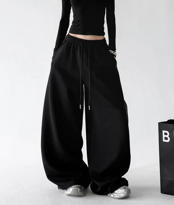 Heart-Graphic Wide-Leg Sweatpants - CT66220 - COPPING THREADS - CT ORIGINALS