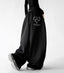 Heart-Graphic Wide-Leg Sweatpants - CT66220 - COPPING THREADS - CT ORIGINALS