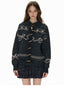 Heart Jacquard Toggle Cardigan Sweater - COPPING THREADS - CHICISLAND