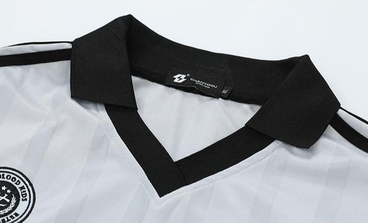 Heat Response Print Retro Stripe Long Sleeve Jersey - COPPING THREADS - CHICISLAND