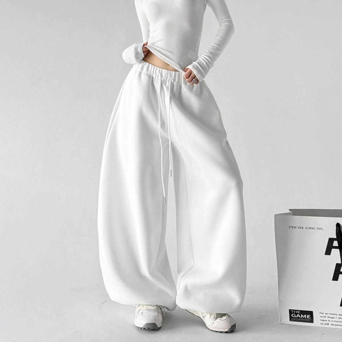 Heavy-Drape Balloon Sweatpants - CT004 - COPPING THREADS - CT ORIGINALS