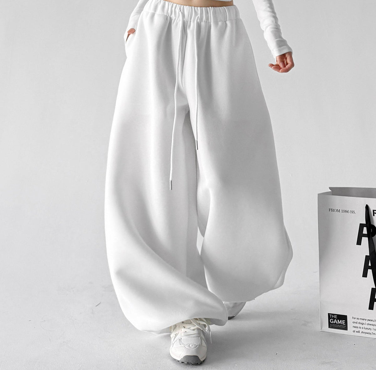 Heavy-Drape Balloon Sweatpants - CT004 - COPPING THREADS - CT ORIGINALS
