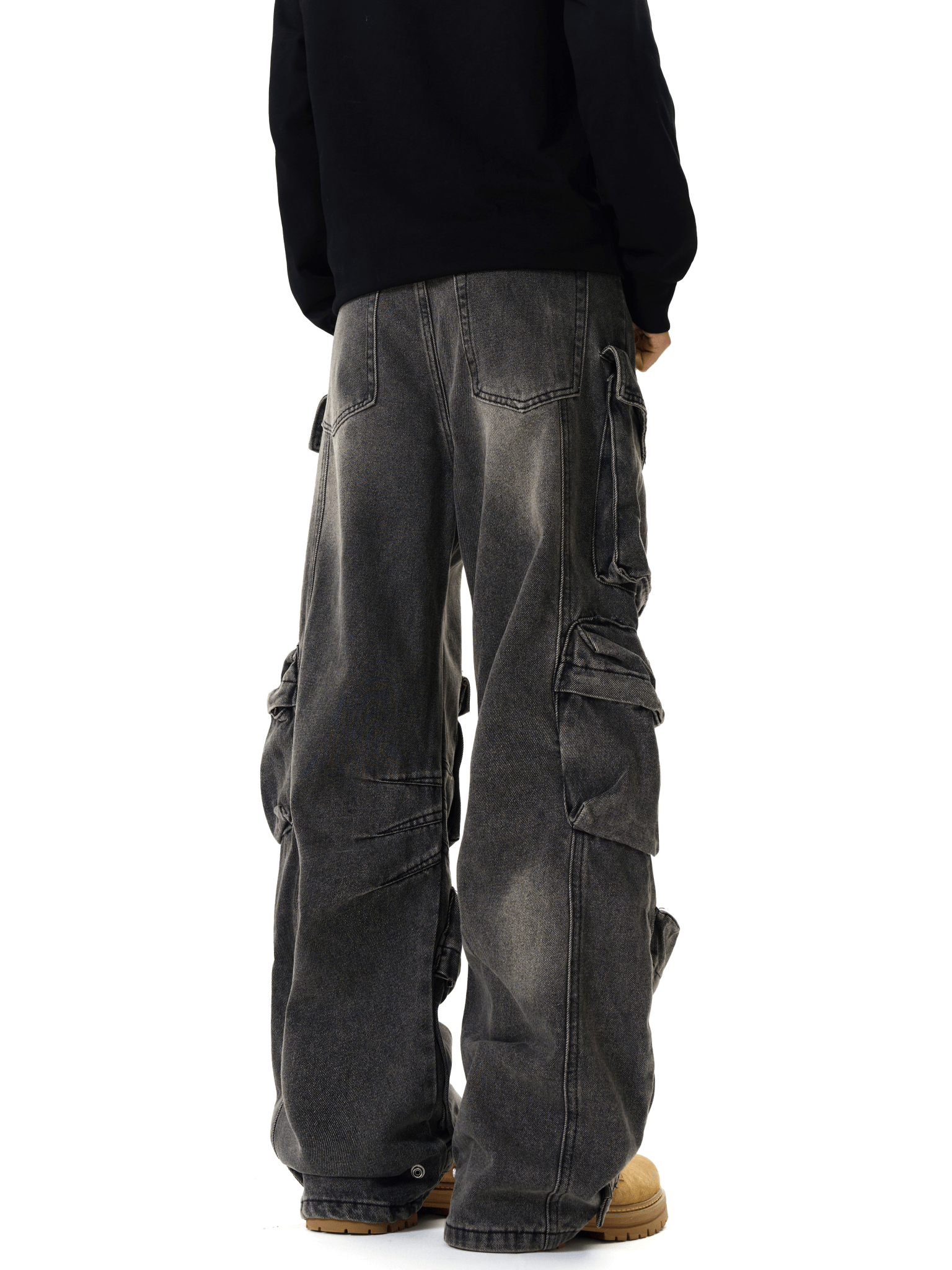 Heavyweight Multi - Pocket Strap Utility Jeans - COPPING THREADS - CT Select