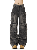 Heavyweight Multi - Pocket Strap Utility Jeans - COPPING THREADS - CT Select