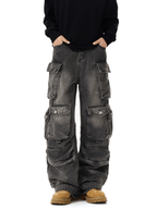 Heavyweight Multi - Pocket Strap Utility Jeans - COPPING THREADS - CT Select