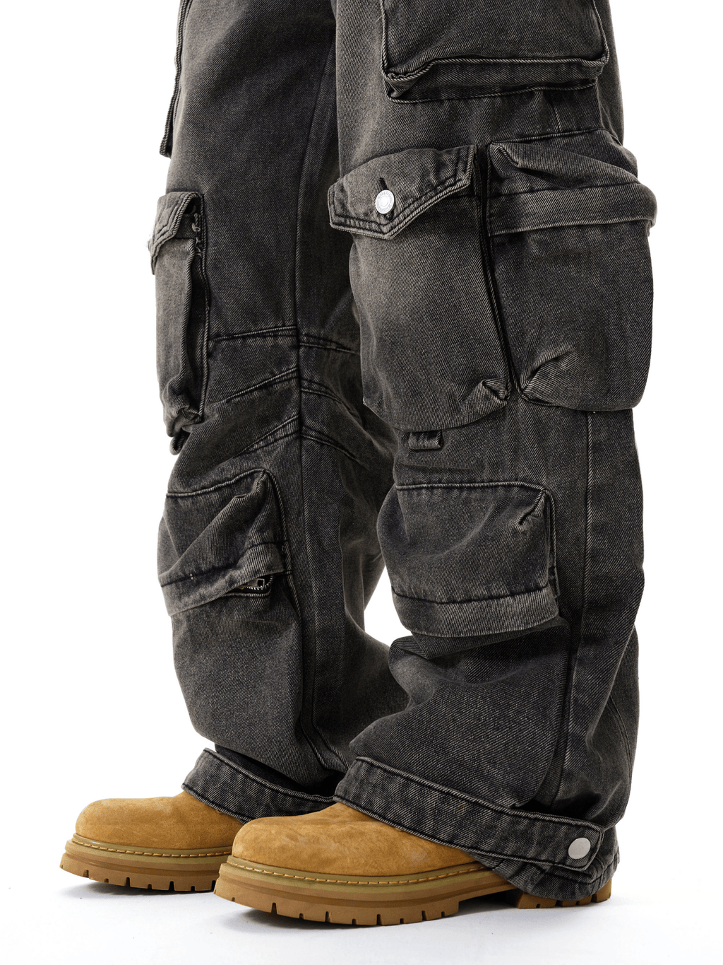 Heavyweight Multi - Pocket Strap Utility Jeans - COPPING THREADS - CT Select