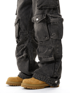 Heavyweight Multi - Pocket Strap Utility Jeans - COPPING THREADS - CT Select