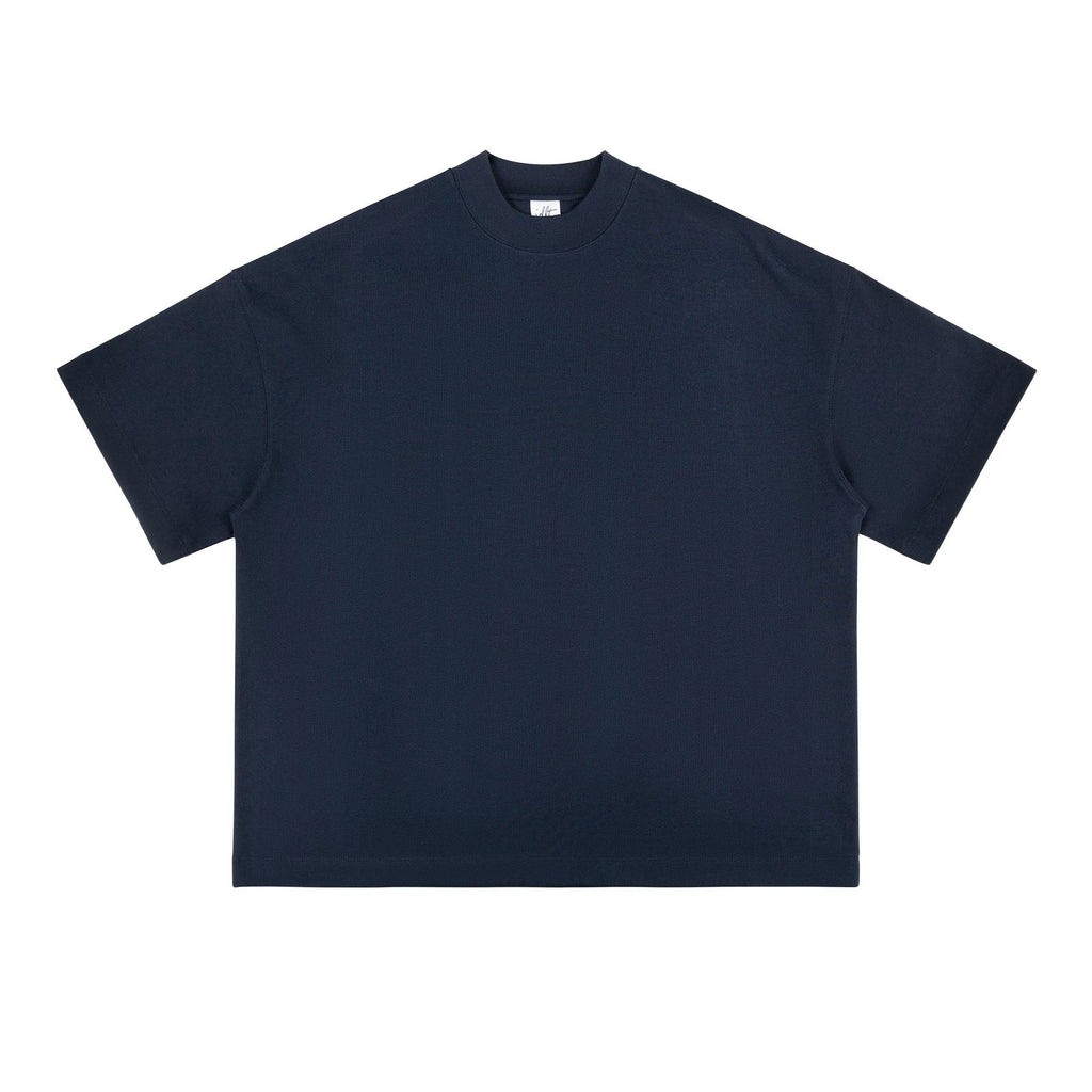 Heavyweight Oversized Mock-Neck Tee - COPPING THREADS - IDLT