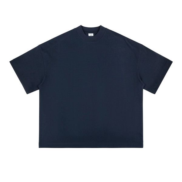 Heavyweight Oversized Mock-Neck Tee - COPPING THREADS - IDLT
