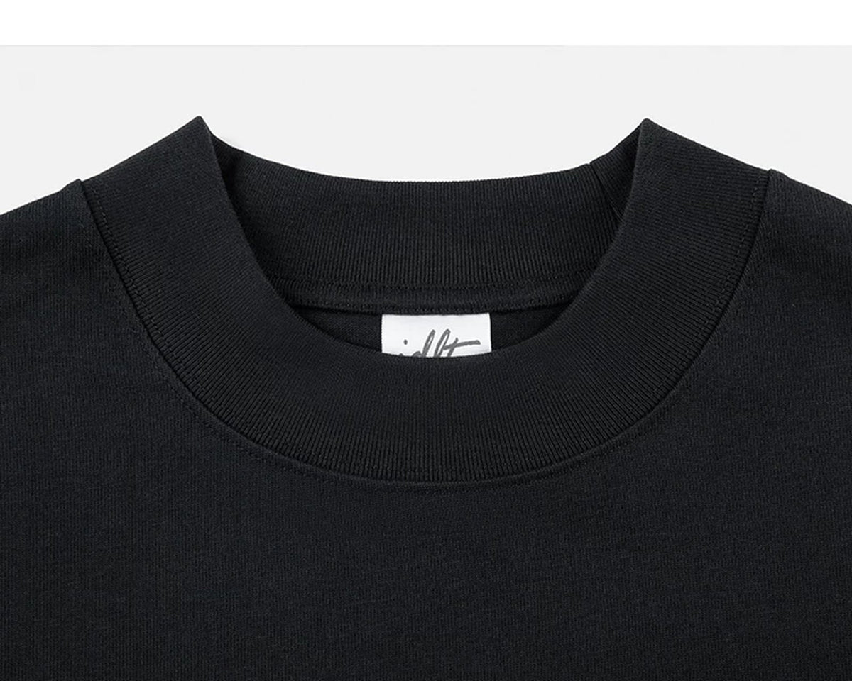 Heavyweight Oversized Mock-Neck Tee - COPPING THREADS - IDLT
