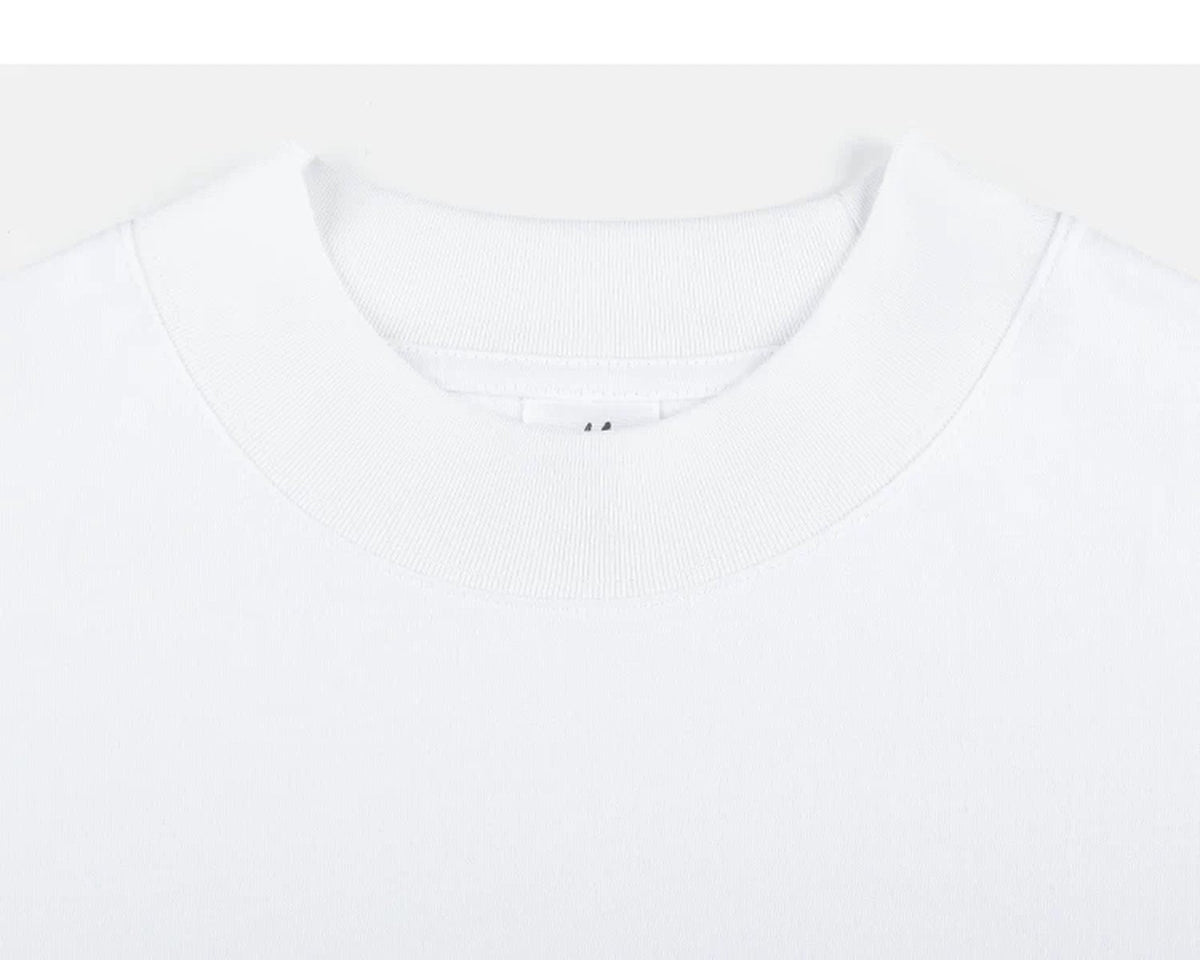 Heavyweight Oversized Mock-Neck Tee - COPPING THREADS - IDLT