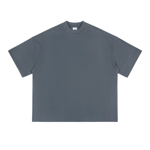 Heavyweight Oversized Mock-Neck Tee - COPPING THREADS - IDLT