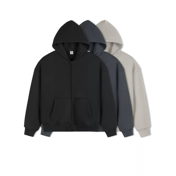 Heavyweight Oversized Zip Hoodie - COPPING THREADS - IDLT