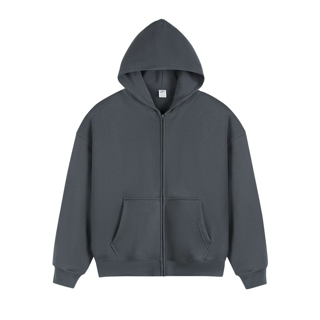 Heavyweight Oversized Zip Hoodie - COPPING THREADS - IDLT