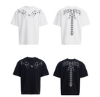 Heavyweight Studded Detailing Spine Embroidered Oversized Tee - COPPING THREADS - ArguE CulturE