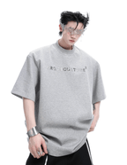 Heavyweight Studded Spine Embroidery Tee - COPPING THREADS - ArguE CulturE