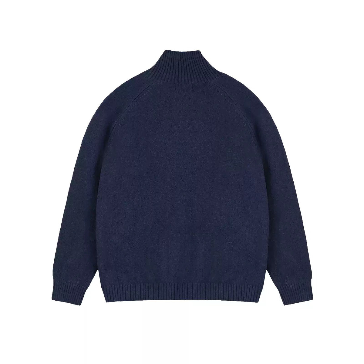 High-Neck Knit Cardigan - COPPING THREADS - IDLT