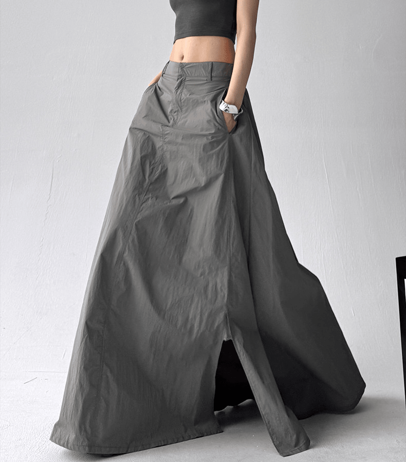 High - Waist A - Line Maxi Skirt – CT525 - COPPING THREADS - CT Select Main image