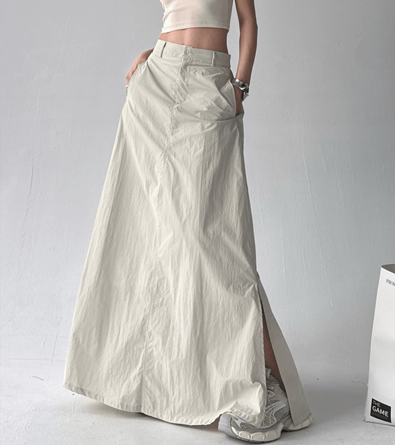 High - Waist A - Line Maxi Skirt – CT525 - COPPING THREADS - CT Select