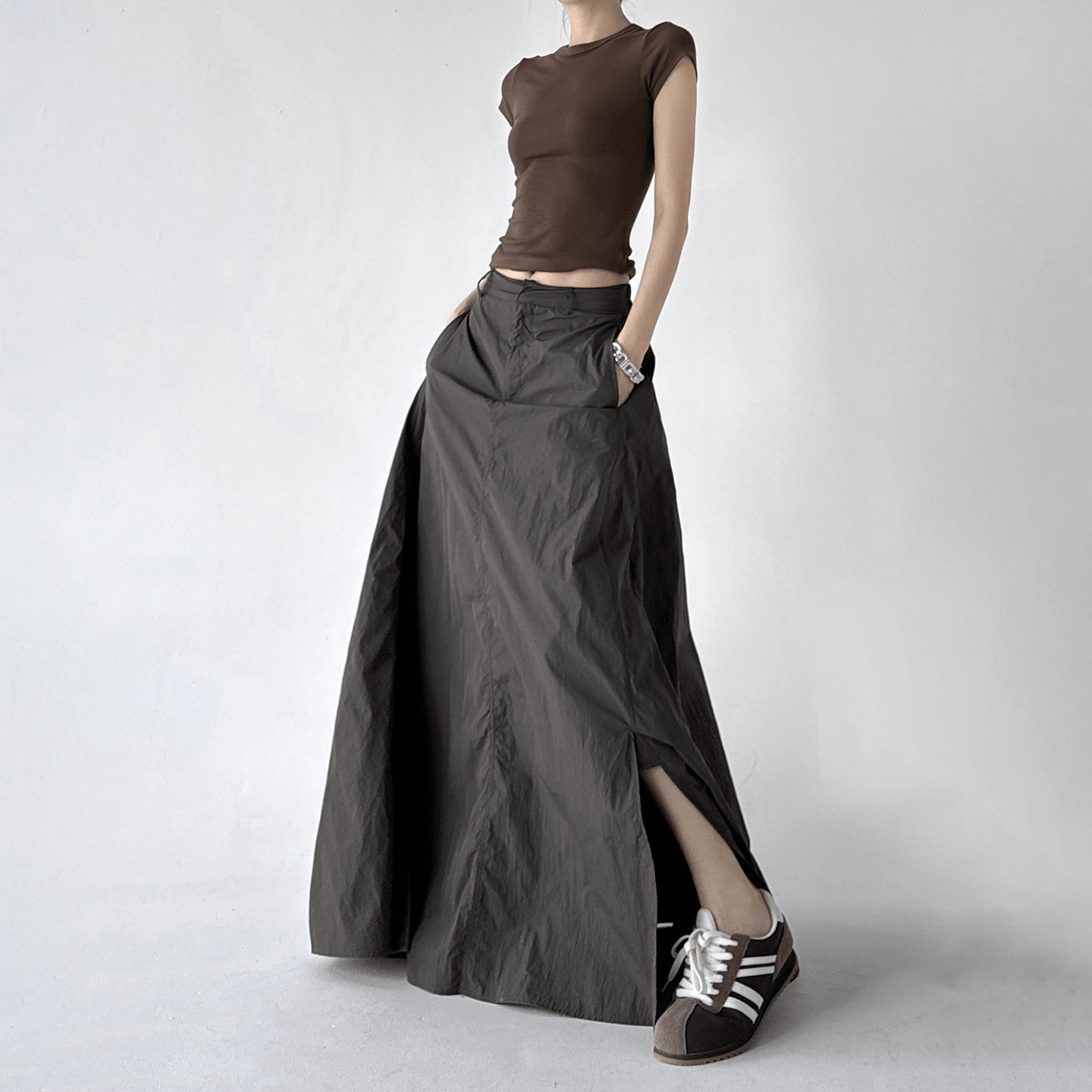 High - Waist A - Line Maxi Skirt – CT525 - COPPING THREADS - CT Select