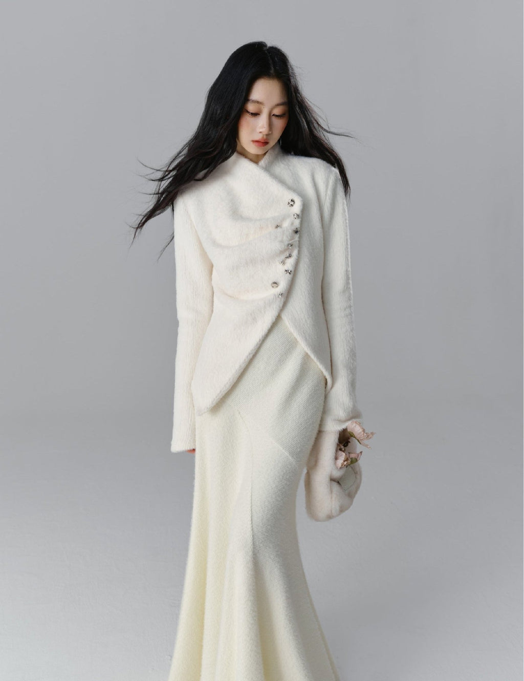 High - Waist A - Line Mermaid Skirt - COPPING THREADS - SALTHE