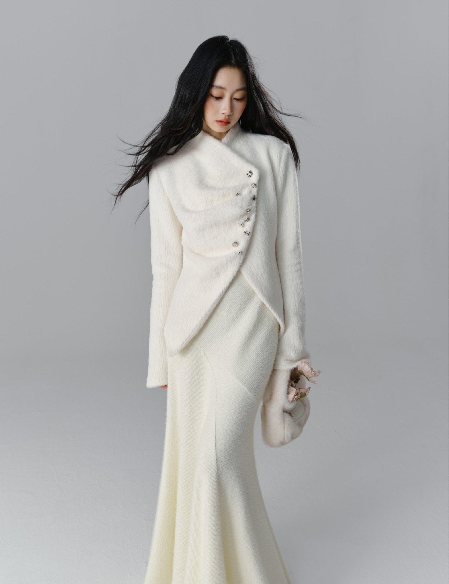 High - Waist A - Line Mermaid Skirt - COPPING THREADS - SALTHE