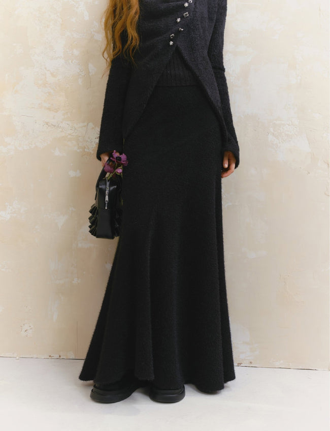 High - Waist A - Line Mermaid Skirt - COPPING THREADS - SALTHE Hover Image