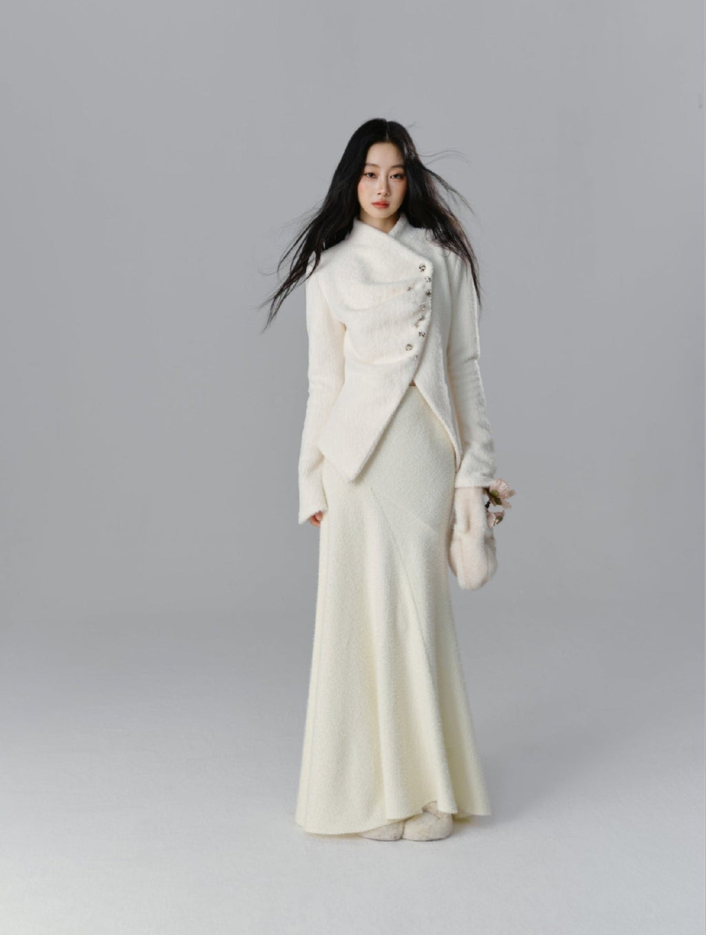 High - Waist A - Line Mermaid Skirt - COPPING THREADS - SALTHE