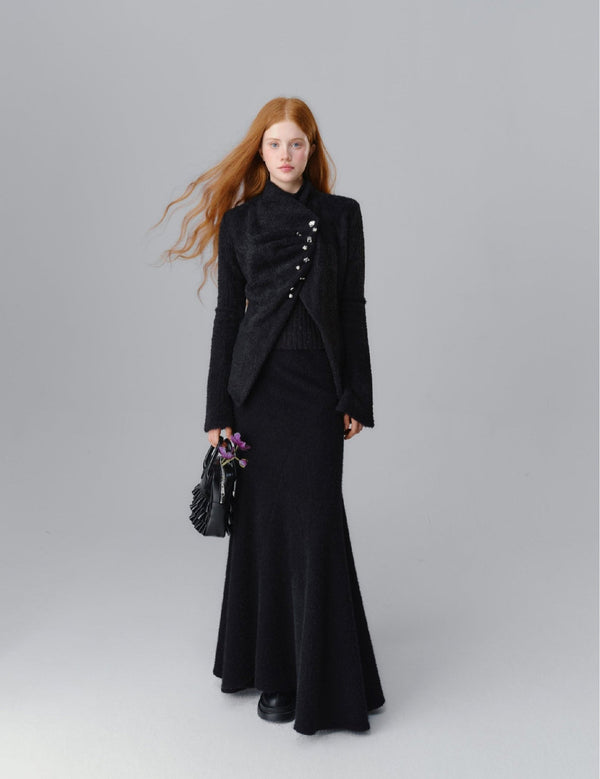 High - Waist A - Line Mermaid Skirt - COPPING THREADS - SALTHE