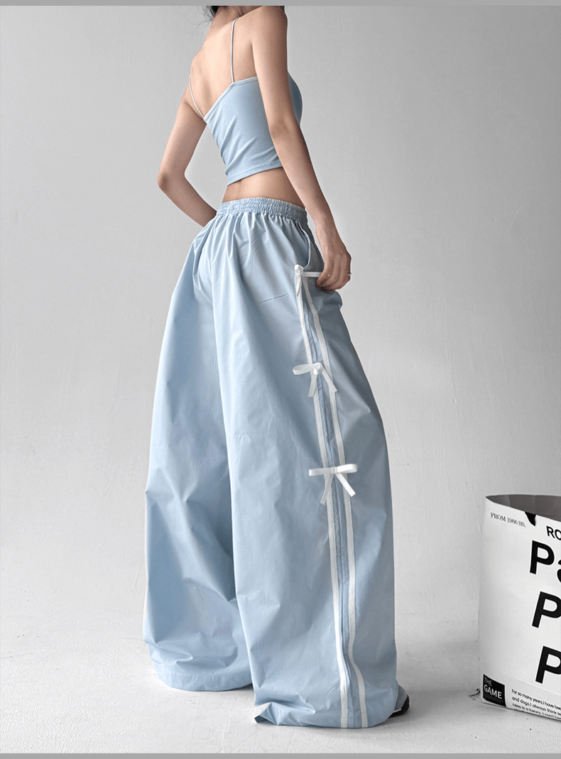 High Waist Bow - Tie Side Cargo Pants - COPPING THREADS - CT Select