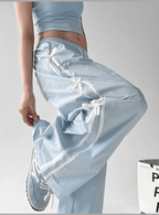 High Waist Bow - Tie Side Cargo Pants - COPPING THREADS - CT Select