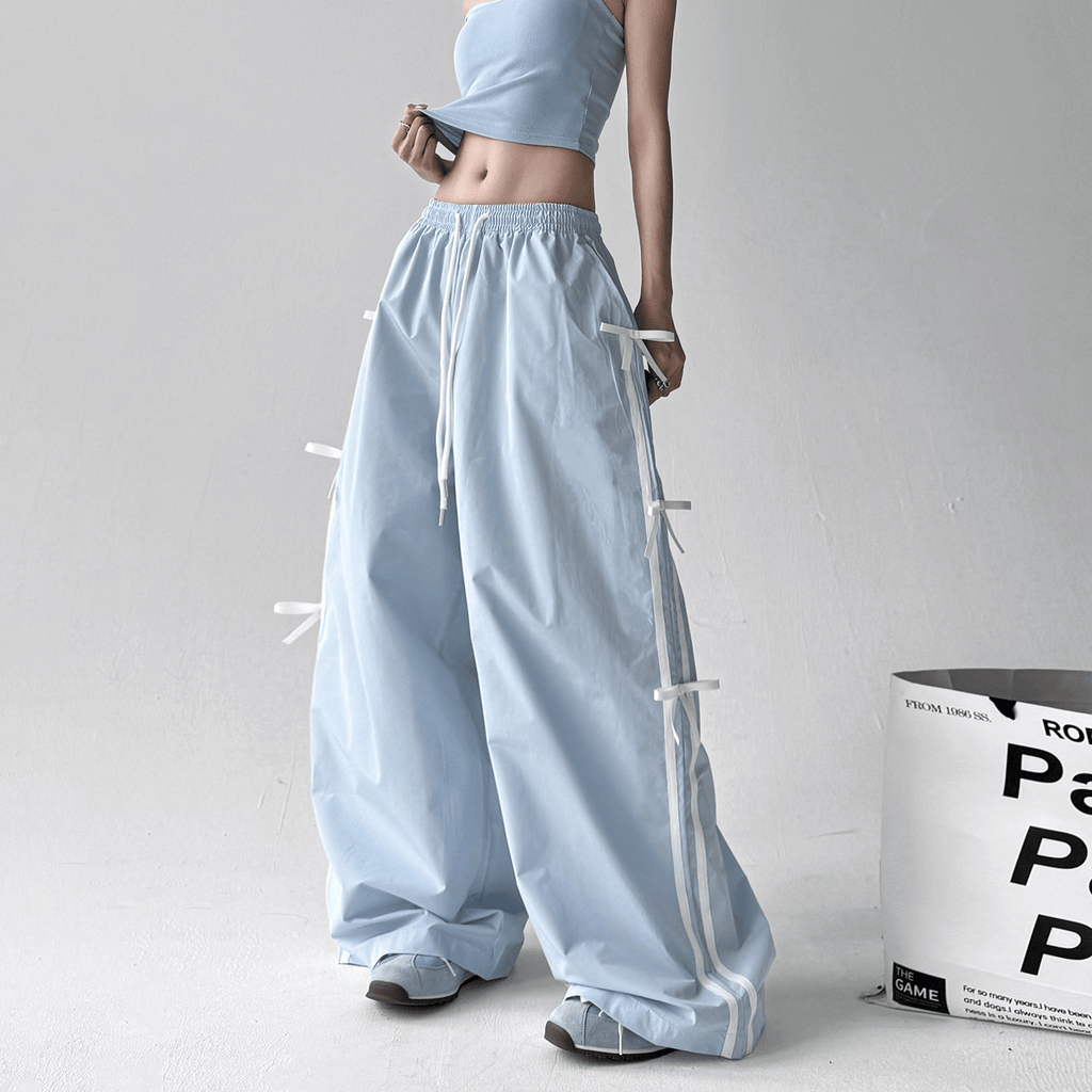 High Waist Bow - Tie Side Cargo Pants - COPPING THREADS - CT Select