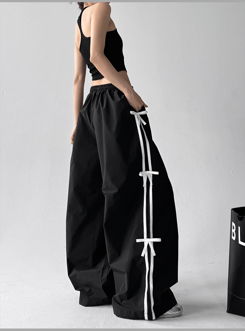 High Waist Bow - Tie Side Cargo Pants - COPPING THREADS - CT Select