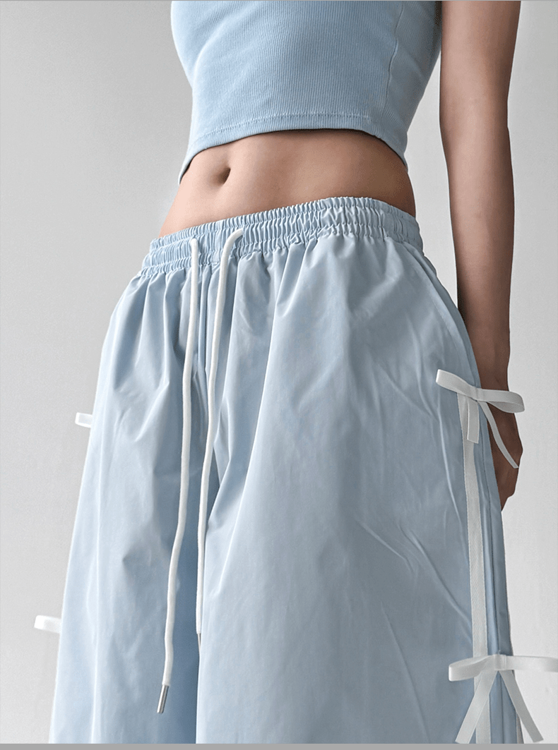 High Waist Bow - Tie Side Cargo Pants - COPPING THREADS - CT Select