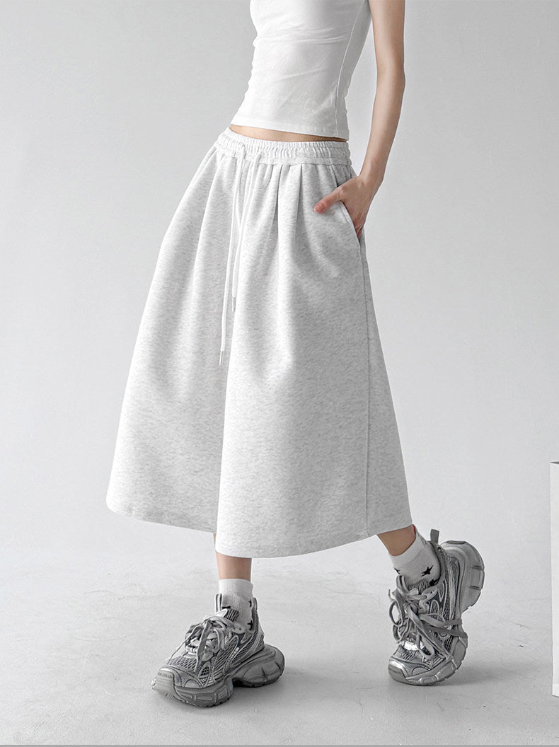 High-Waist Cropped Wide-Leg Sweatpants - CT6251 - COPPING THREADS - CT ORIGINALS
